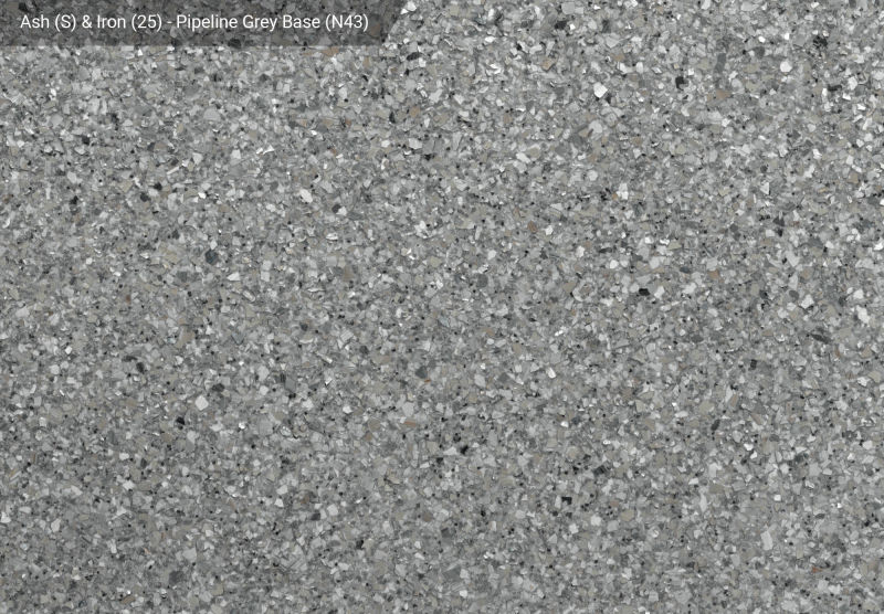 Ash (S) & Iron (25) — N43 Pipeline Grey base, official APC sample