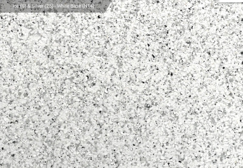 Ice (S) & Silver (25) — N14 White base, official APC sample