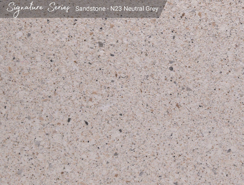 Sandstone — N23 Neutral Grey base, official APC sample