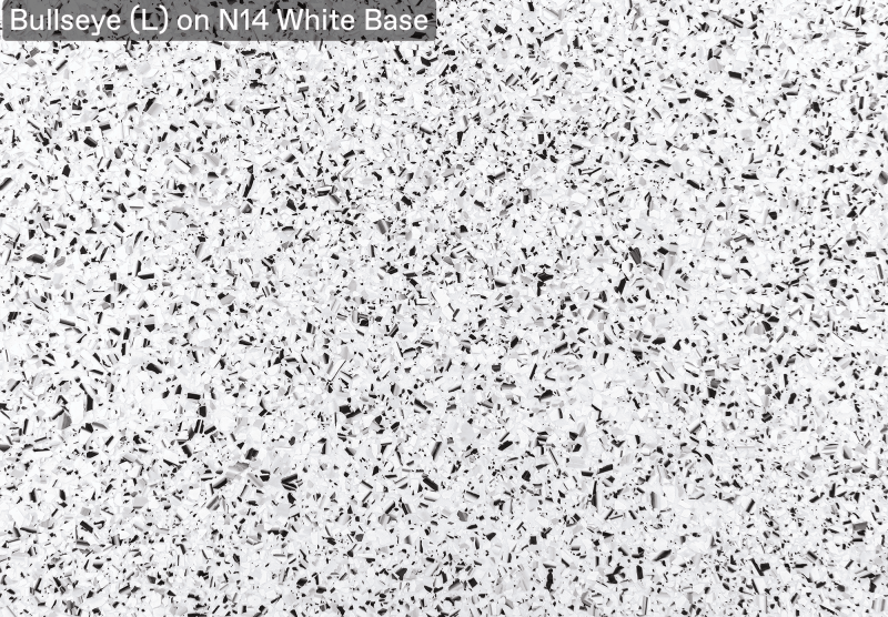 Bullseye (L) — N14 White base, official APC sample